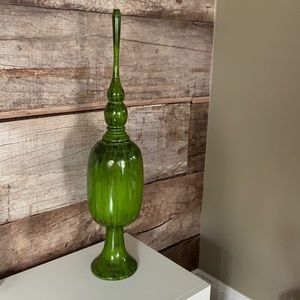 Object of art, green, beautiful home decor.